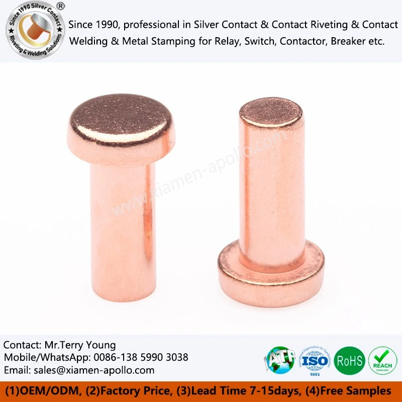 Electrical Copper Rivets