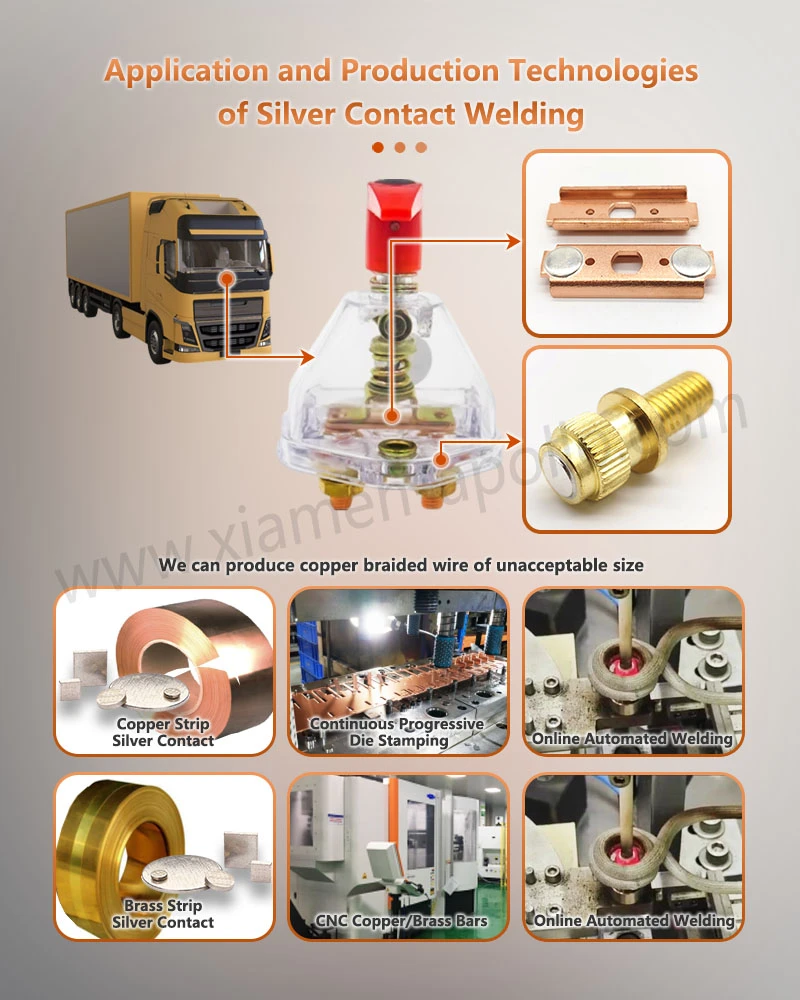 Application and Production Technologies of Brazed Silver Contact Stamped Parts Application and Production Technologies of Brazed Silver Contact Stamped Parts