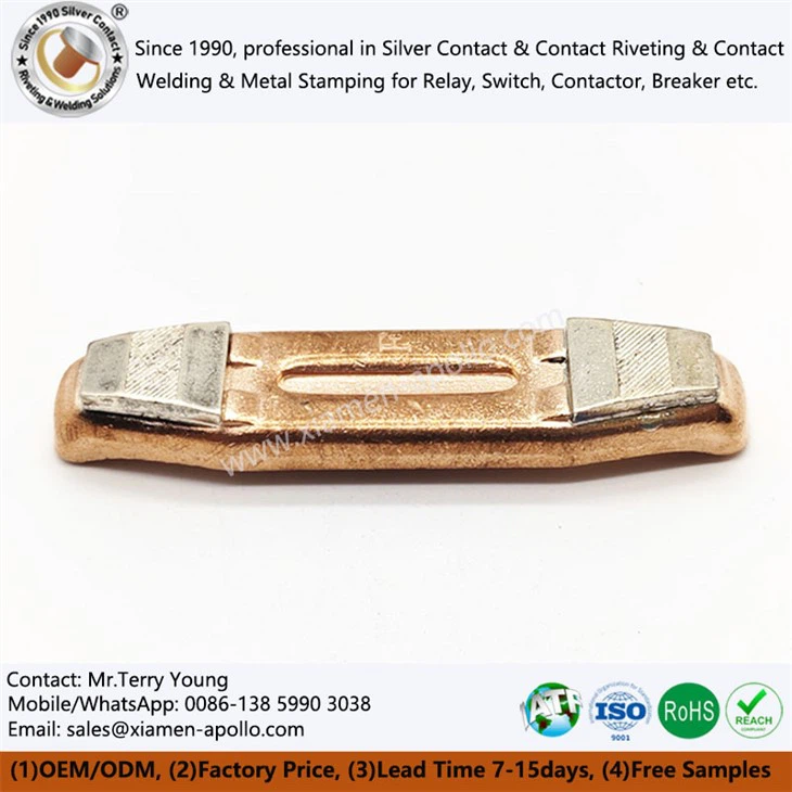 Resistance Butt Welding Silver Contact