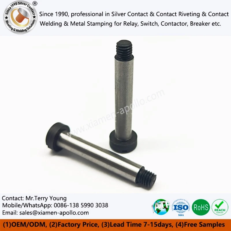 Slotted Head Knurled Locating Stud